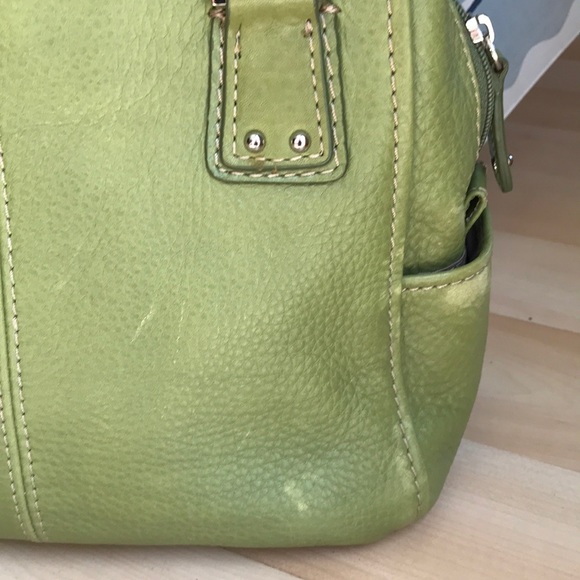 fossil olive green handbolsa